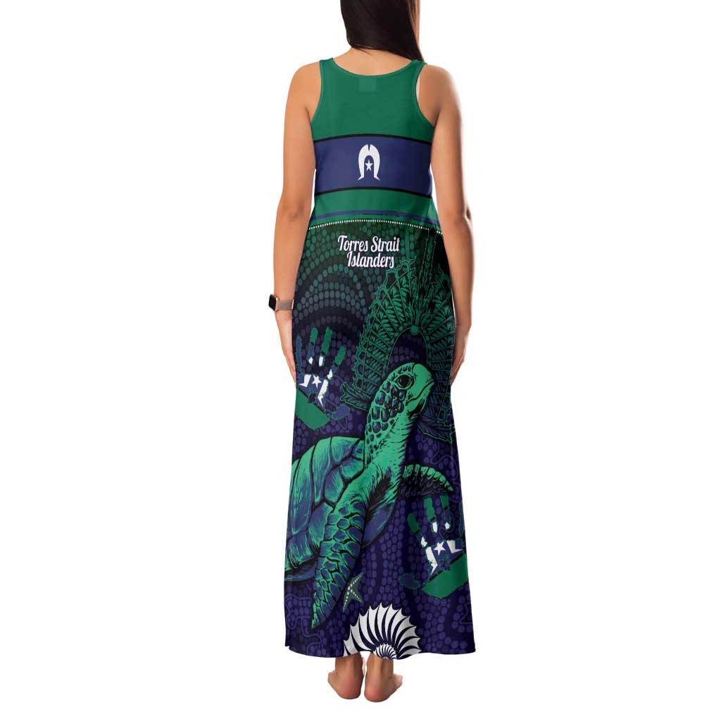 Torres Strait Islanders Flag Day Family Matching Tank Maxi Dress and Hawaiian Shirt Dhari One Flag One People One Spirit