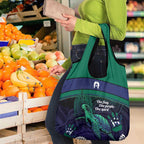 Torres Strait Islanders Flag Day Grocery Bag Dhari One Flag One People One Spirit