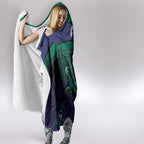 Torres Strait Islanders Flag Day Hooded Blanket Dhari One Flag One People One Spirit