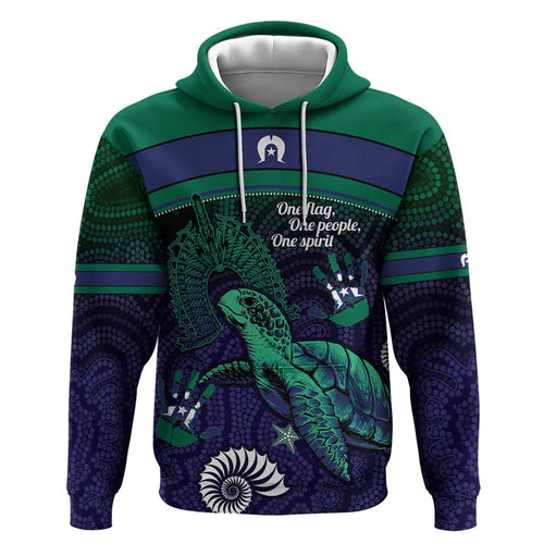 Torres Strait Islanders Flag Day Hoodie Dhari One Flag One People One Spirit