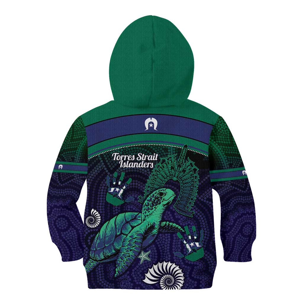Torres Strait Islanders Flag Day Kid Hoodie Dhari One Flag One People One Spirit