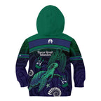 Torres Strait Islanders Flag Day Kid Hoodie Dhari One Flag One People One Spirit