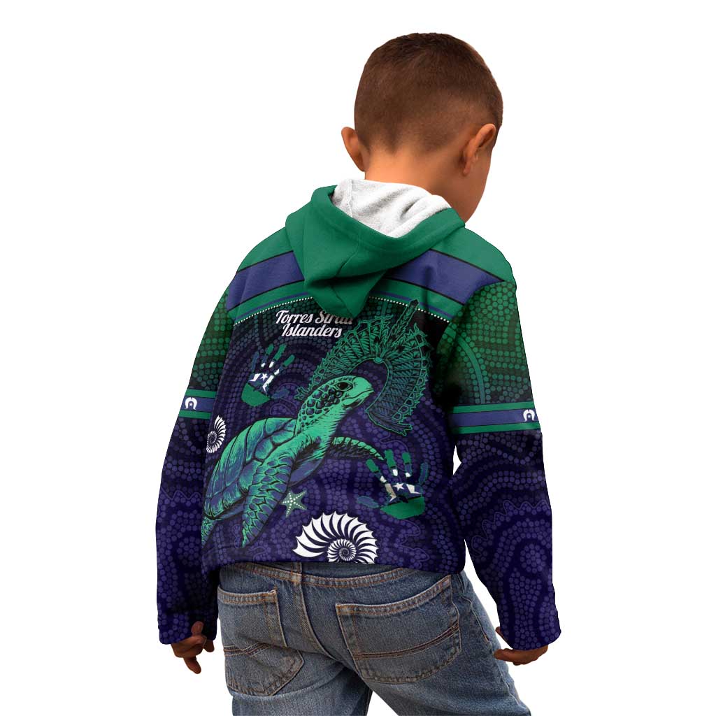 Torres Strait Islanders Flag Day Kid Hoodie Dhari One Flag One People One Spirit