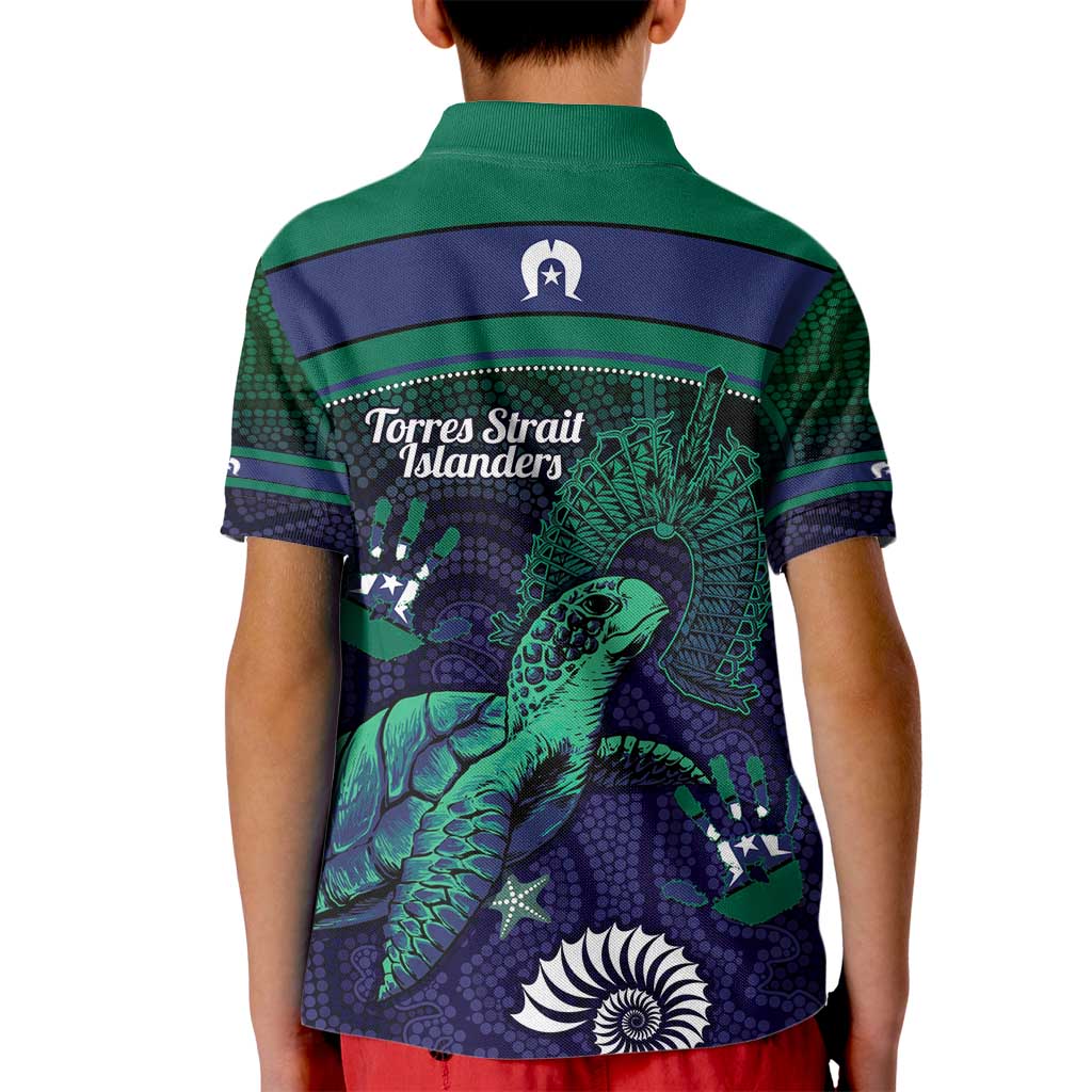 Torres Strait Islanders Flag Day Kid Polo Shirt Dhari One Flag One People One Spirit