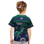 Torres Strait Islanders Flag Day Kid T Shirt Dhari One Flag One People One Spirit