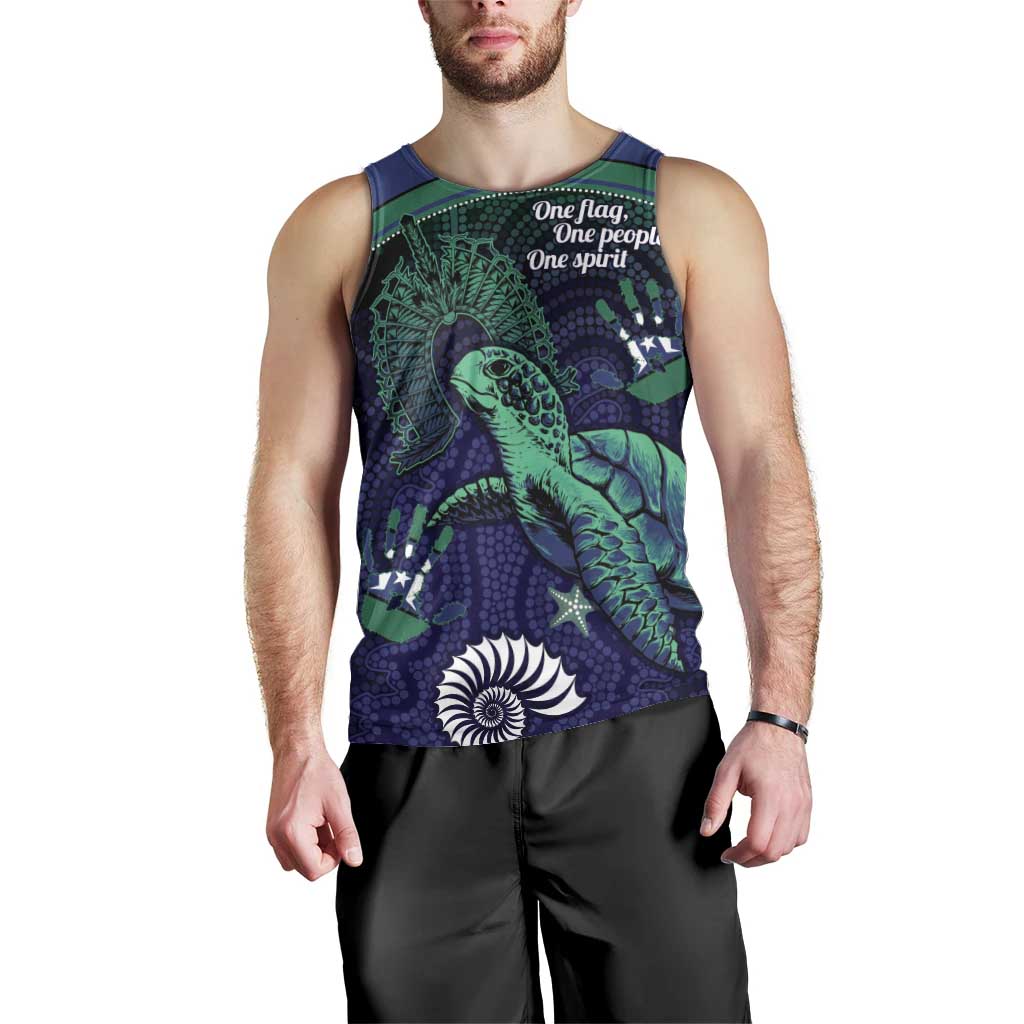 Torres Strait Islanders Flag Day Men Tank Top Dhari One Flag One People One Spirit