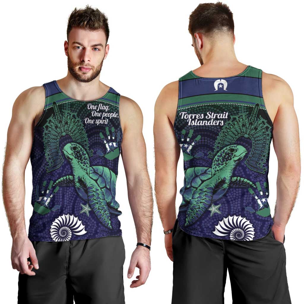 Torres Strait Islanders Flag Day Men Tank Top Dhari One Flag One People One Spirit