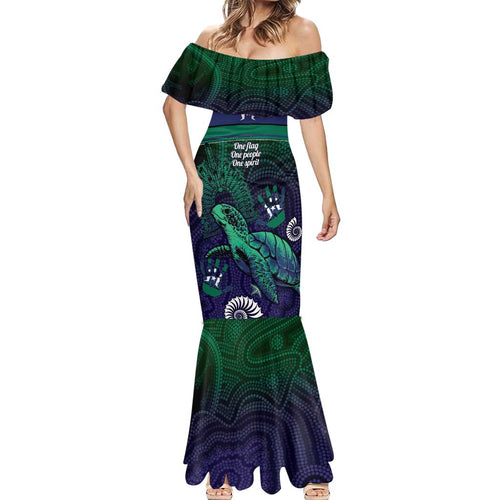 Torres Strait Islanders Flag Day Mermaid Dress Dhari One Flag One People One Spirit