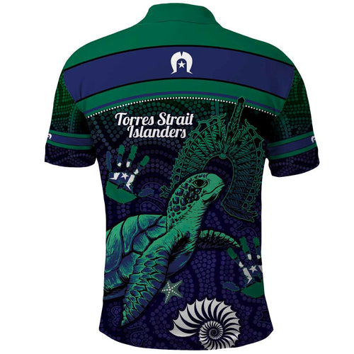 Torres Strait Islanders Flag Day Polo Shirt Dhari One Flag One People One Spirit