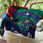 Torres Strait Islanders Flag Day Quilt Dhari One Flag One People One Spirit