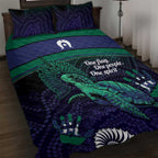 Torres Strait Islanders Flag Day Quilt Bed Set Dhari One Flag One People One Spirit