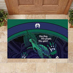 Torres Strait Islanders Flag Day Rubber Doormat Dhari One Flag One People One Spirit