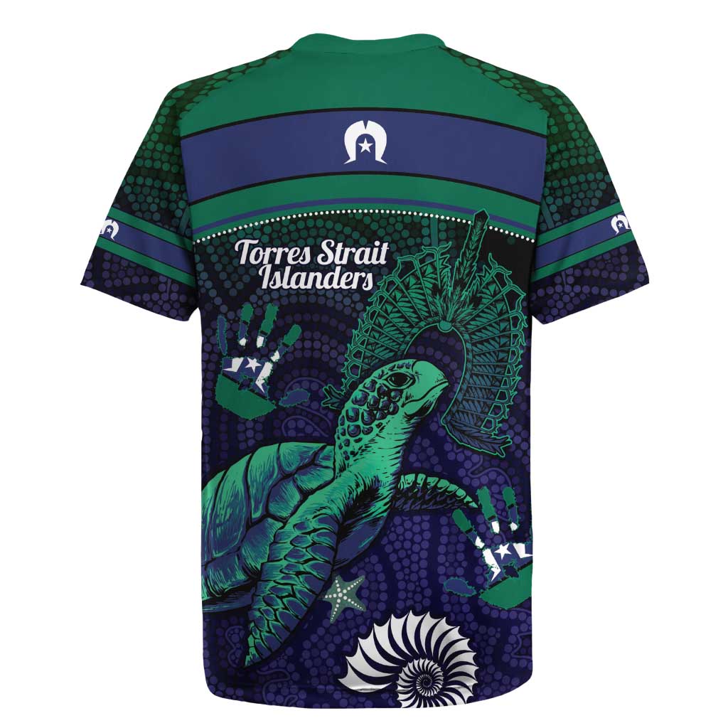 Torres Strait Islanders Flag Day Rugby Jersey Dhari One Flag One People One Spirit