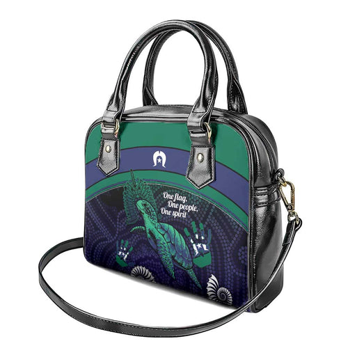 Torres Strait Islanders Flag Day Shoulder Handbag Dhari One Flag One People One Spirit