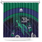 Torres Strait Islanders Flag Day Shower Curtain Dhari One Flag One People One Spirit