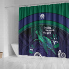 Torres Strait Islanders Flag Day Shower Curtain Dhari One Flag One People One Spirit