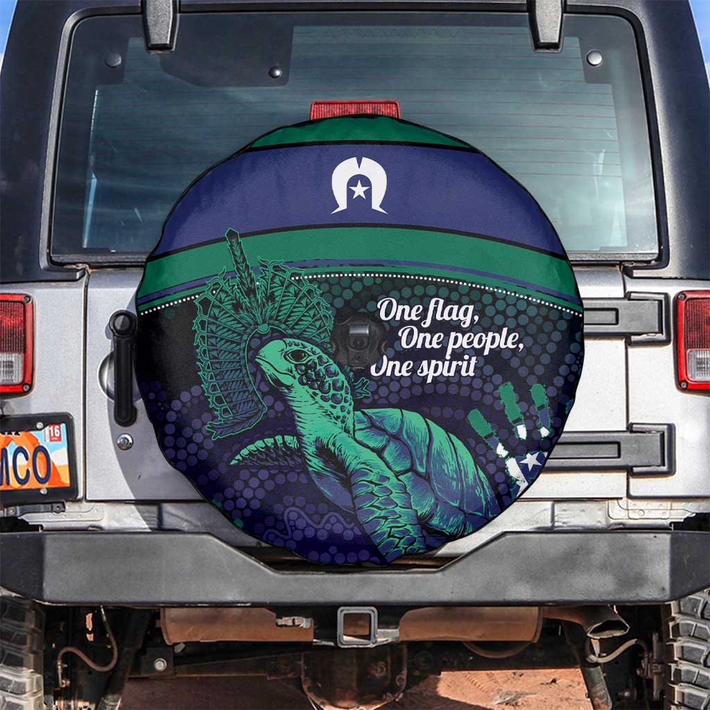Torres Strait Islanders Flag Day Spare Tire Cover Dhari One Flag One People One Spirit