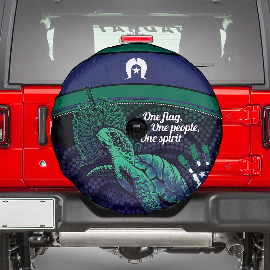 Torres Strait Islanders Flag Day Spare Tire Cover Dhari One Flag One People One Spirit
