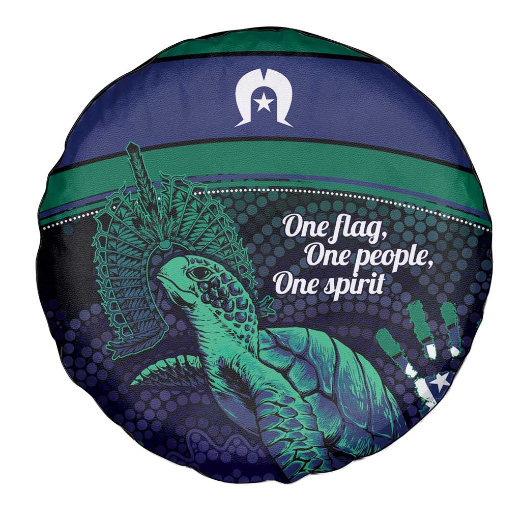Torres Strait Islanders Flag Day Spare Tire Cover Dhari One Flag One People One Spirit