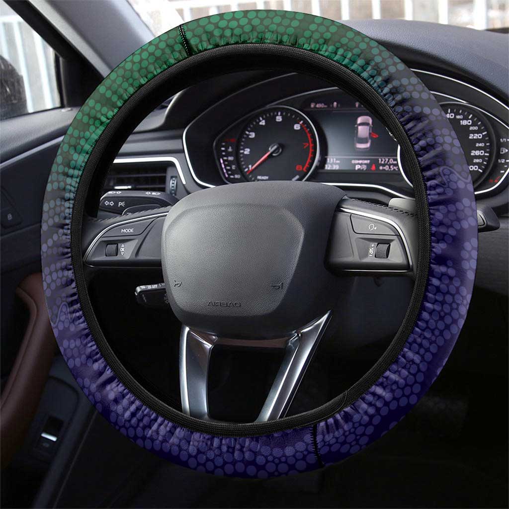 Torres Strait Islanders Flag Day Steering Wheel Cover Dhari One Flag One People One Spirit