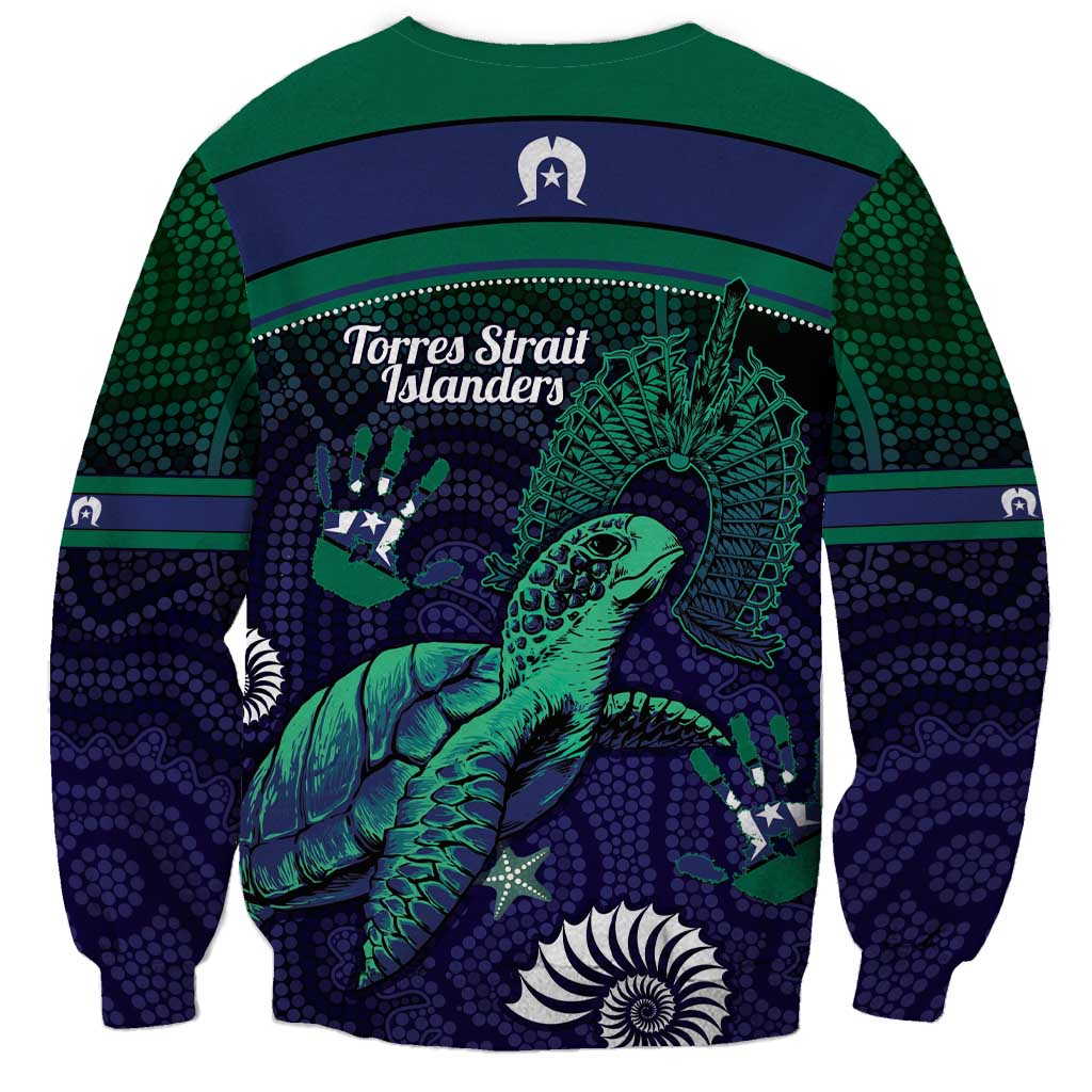 Torres Strait Islanders Flag Day Sweatshirt Dhari One Flag One People One Spirit