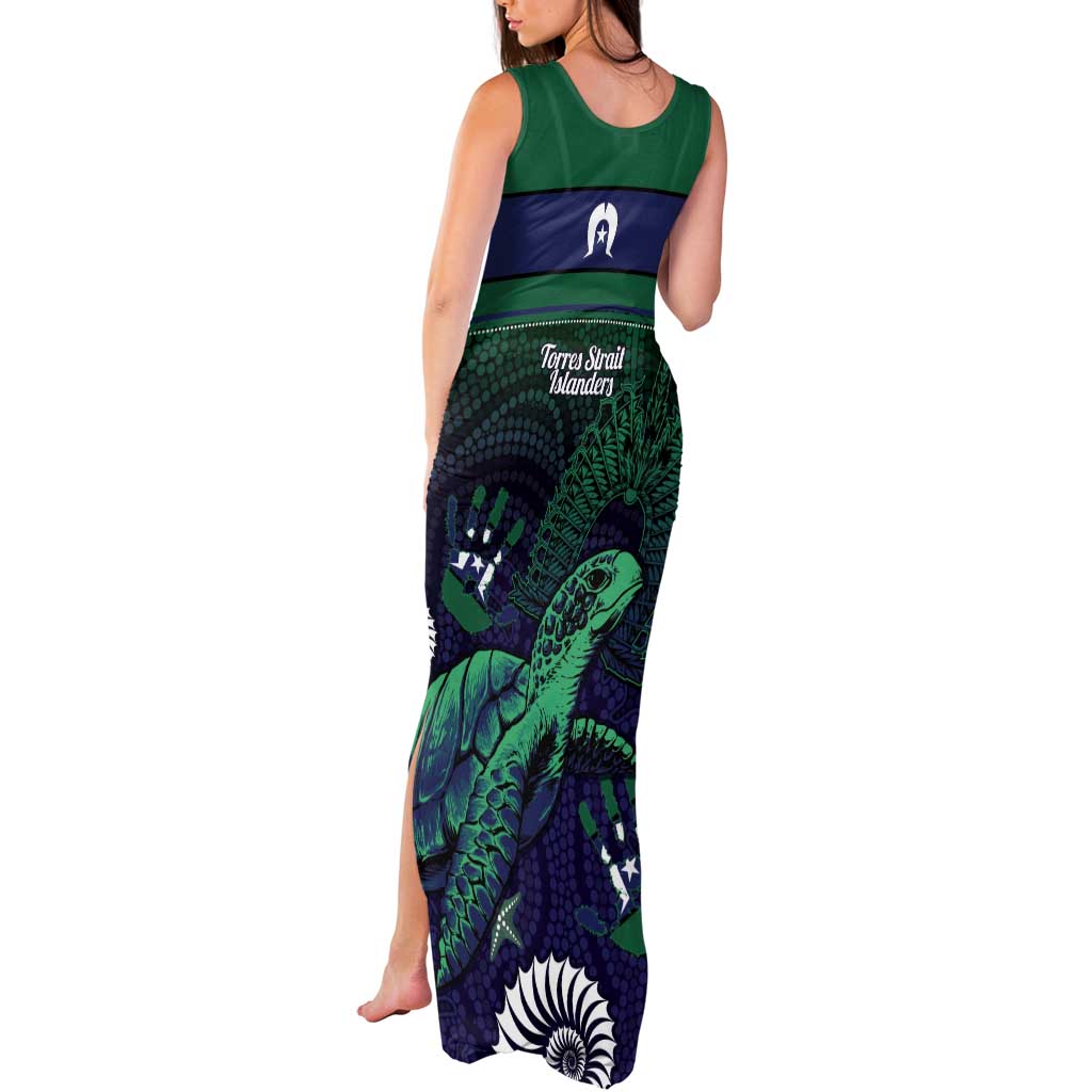 Torres Strait Islanders Flag Day Tank Maxi Dress Dhari One Flag One People One Spirit