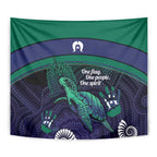 Torres Strait Islanders Flag Day Tapestry Dhari One Flag One People One Spirit