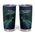 Torres Strait Islanders Flag Day Tumbler Cup Dhari One Flag One People One Spirit