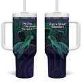 Torres Strait Islanders Flag Day Tumbler With Handle Dhari One Flag One People One Spirit
