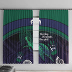 Torres Strait Islanders Flag Day Window Curtain Dhari One Flag One People One Spirit