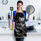 Personalised All Black New Zealand Darts Apron Aoteroa Fern Maori Galaxy Style - Aussie Hoodie