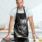 Personalised All Black New Zealand Darts Apron Aoteroa Fern Maori Galaxy Style - Aussie Hoodie