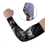 Personalised All Black New Zealand Darts Arm Sleeves Aoteroa Fern Maori Galaxy Style - Aussie Hoodie