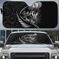 Personalised All Black New Zealand Darts Auto Sun Shade Aoteroa Fern Maori Galaxy Style - Aussie Hoodie