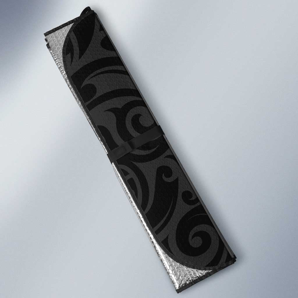 Personalised All Black New Zealand Darts Auto Sun Shade Aoteroa Fern Maori Galaxy Style - Aussie Hoodie