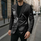 Personalised All Black New Zealand Darts Blazer Aoteroa Fern Maori Galaxy Style - Aussie Hoodie