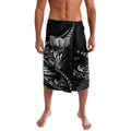 Personalised All Black New Zealand Darts Lavalava Aoteroa Fern Maori Galaxy Style