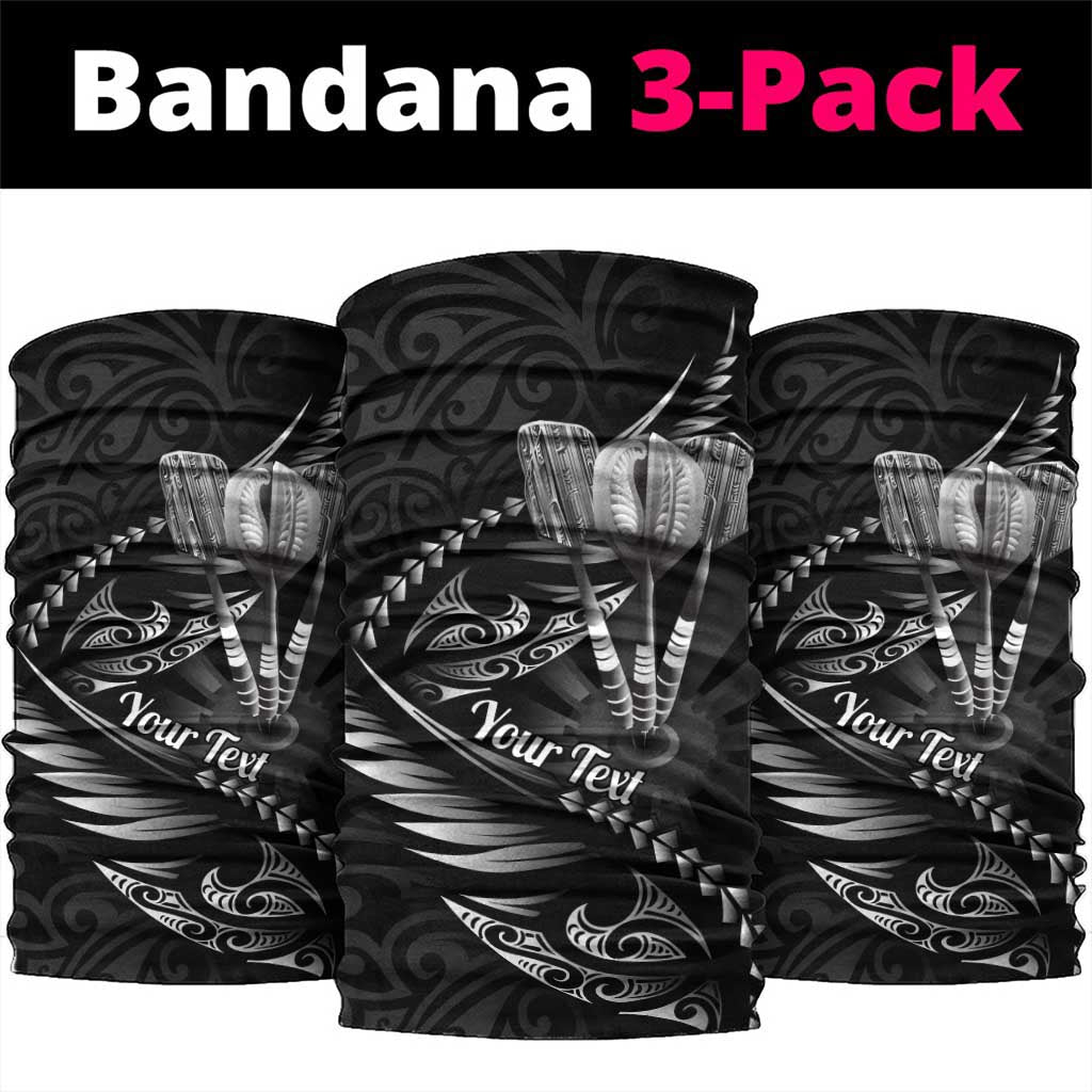 Personalised All Black New Zealand Darts Neck Gaiter Aoteroa Fern Maori Galaxy Style - Aussie Hoodie