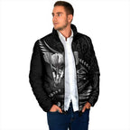 Personalised All Black New Zealand Darts Padded Jacket Aoteroa Fern Maori Galaxy Style - Aussie Hoodie