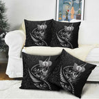 Personalised All Black New Zealand Darts Pillow Cover Aoteroa Fern Maori Galaxy Style - Aussie Hoodie