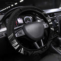 All Black New Zealand Darts Steering Wheel Cover Aoteroa Fern Maori Galaxy Style