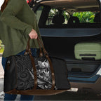 Personalised All Black New Zealand Darts Travel Bag Aoteroa Fern Maori Galaxy Style - Aussie Hoodie