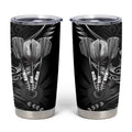 All Black New Zealand Darts Tumbler Cup Aoteroa Fern Maori Galaxy Style