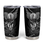 All Black New Zealand Darts Tumbler Cup Aoteroa Fern Maori Galaxy Style