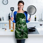Personalised All Green New Zealand Darts Apron Aoteroa Fern Maori Galaxy Style - Aussie Hoodie