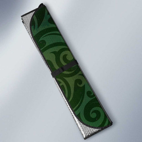 Personalised All Green New Zealand Darts Auto Sun Shade Aoteroa Fern Maori Galaxy Style - Aussie Hoodie