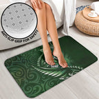 Personalised All Green New Zealand Darts Bathroom Set Aoteroa Fern Maori Galaxy Style - Aussie Hoodie