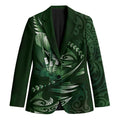 Personalised All Green New Zealand Darts Blazer Aoteroa Fern Maori Galaxy Style - Aussie Hoodie