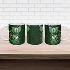All Green New Zealand Darts Ceramic Mug Aoteroa Fern Maori Galaxy Style - Aussie Hoodie