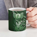 All Green New Zealand Darts Ceramic Mug Aoteroa Fern Maori Galaxy Style - Aussie Hoodie